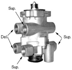 PTP 800629 E-8P Basic Air Brake Foot Valve: AnythingTruck.com, Truck