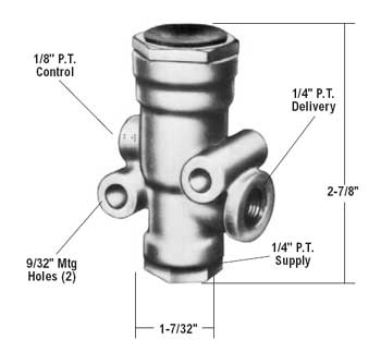 GENUINE BENDIX TR 3 INVERSION VALVE P/N 281318 NEW  