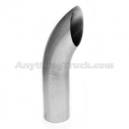 PTP 24347 5" OD x 20" Length, Curved Top, Aluminized Exhaust Stack