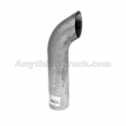 AP Exhaust 24717 4" OD x 18" Length, Curved Top, Aluminized Exhaust Stack