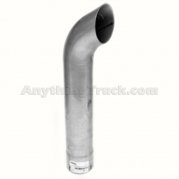 AP Exhaust 24746 4" ID x 24" Length, Curved Top, Aluminized Exhaust Stack