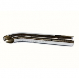 PTP 824751 5" OD x 24" Length, Curved Top, Chrome Exhaust Stack