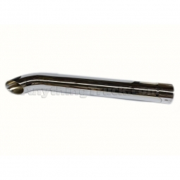 PTP 844668 4" ID x 48"Length, Curved Top, Chrome Exhaust Stack