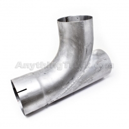 AP Exhaust 92689 5" ID x 5" OD Aluminized Conventional Y-Pipe, 15" Length, 10-1/2" Height