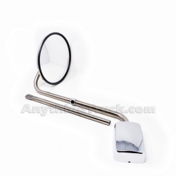 563.9027 Hood Mount 8-1/2" Convex Mirror Assembly, Straight & Angled Arms