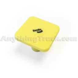 Bendix 248434N Button For  Push/Pull Valves, Pin-Type, 3/8" Shaft, 1-3/4" Square, Plain