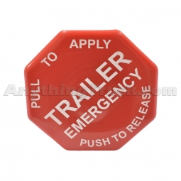 Bendix 248600N PP-7 Button, 3/8" Shaft, 1-1/2" Octagon, Trailer Emergency