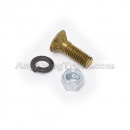 BWP M-534-E Brake Bolt Assembly 3/8" Brass With Nuts And Washer