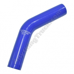 FlexFab 7896-400 45 Degree Silicone Coolant Elbow, 4.0" ID, 9.5" Legs