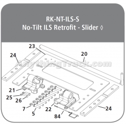 SAF Holland RK-NT-ILS-S No-Tilt ILS Slider Retrofit Kit