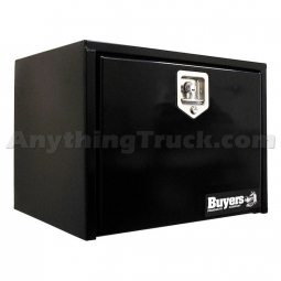 Buyers Products 1703350 Steel Underbody Toolbox, 14" x 12" x 24", Locking T-Handle, Black