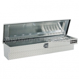Buyers Products 1711025 Diamond Tread Aluminum All-Purpose Chest with Angled Base,70x13X16