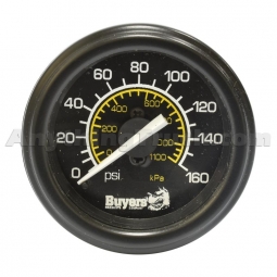 Buyers Products 6451035 0-160 PSI Air Pressure Gauge, 2" Dial