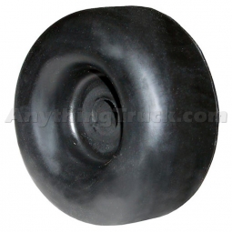 Buyers Products B1001 2-1/2" Diameter Black Rubber Bumper Stop, 1" Thick