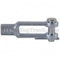 Buyers Products B27083A14ZKT Clevis with Pin and Cotter Pin, 1/4"-28 Thread, 5/16" Pin