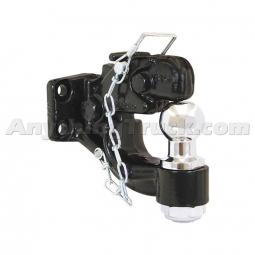 Buyers Products BH82000 8-Ton Combination Hitch with 2" Hitch Ball and Pintle Hook