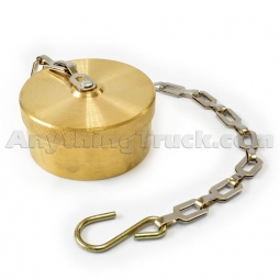 Buyers Products QDDC201 Dust Cap with chain for 1-1/4" NPT Hydraulic Coupler