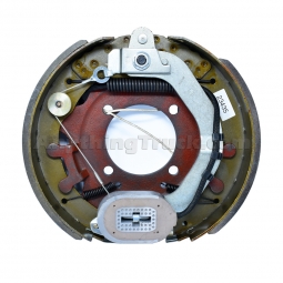 PTP 23435 12-1/4" x 3-3/8" 8K FSA RH Electric Brake Assy with 4 Bolt Backing Plate for Dexter Axles