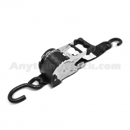 Heavy Duty 2" x 10' Retractable Ratchet Strap - 1100 lb Working Load Limit