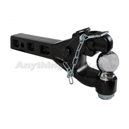 Buyers Products RM62000 6-Ton Receiver Mount Combination Hitch, 2" Hitch Ball plus Pintle Hook
