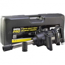 Omega Pro 82004B 1" Drive Heavy Duty Air Impact Wrench With Carrying Case