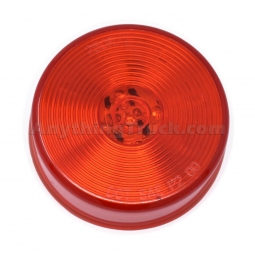 Pro LED 250RCMV 10-30 Volt Red 2.5" Round LED Marker Light with Circle Lens