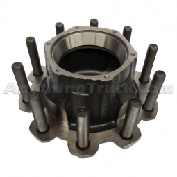 PTP HT716RD Trailer Hub, Outboard Mount, HM518410 Bearings, Studs for Aluminum Wheels