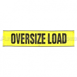 18" x 84" Heavy Duty Mesh Oversize Load Sign With Grommets