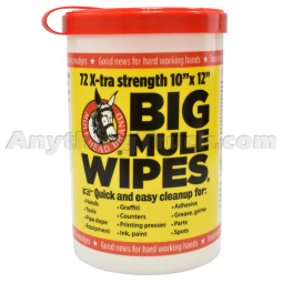 Mule Head Big Mule Wipes, 72 Count Dispenser