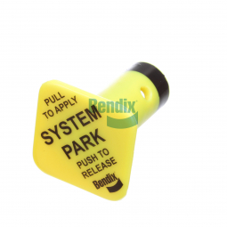 Bendix 294239 Button For Push/Pull Valves, Pin-Type, 3/8" Shaft, 1-1/4" Square, Parking Brake