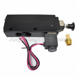 Pro Trucking Products 320189 4-Way Spring Return Solenoid Valve with Air Operated External Override