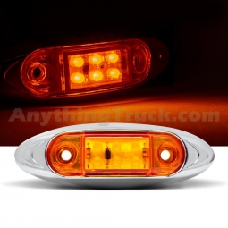 Pro LED 167Y Amber 4.1-Inch Oval LED Marker Light