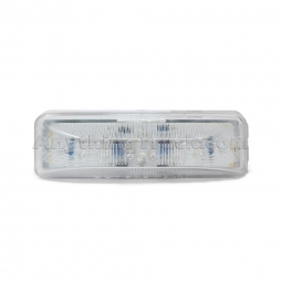 Pro LED 192CLY Amber Long Rectangular LED Marker Light, Clear Lens, Amber LEDs