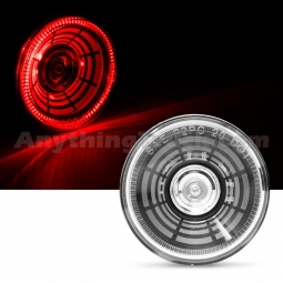 Pro LED 250RCTUN 2.5" Round Tunnel Vision Marker Light, Clear Lens, Red LEDs