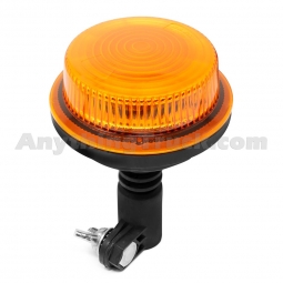 Pro LED 2832APLM DIN Pole Mount Amber LED Flashing Light Beacon With Quad Flash Pattern