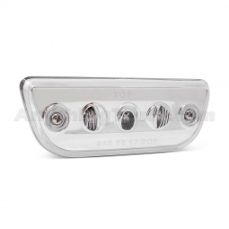 Pro LED 5412AC Peterbilt & Kenworth 3 LED Amber Cab Marker Light With Clear Lens