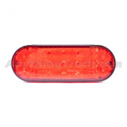 Pro LED 607104 6-Inch Oval Red LED Stop Tail Turn Light - Replaces Federal Signal