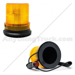 Pro LED 60AMAG Daytime Vision Amber LED Warning Light with Magnet Mount & Cig. Adapter, 10-30 VDC
