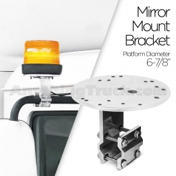 Pro LED BRK3 Mirror Mount Warning Light Bracket with 6-7/8" Pedestal