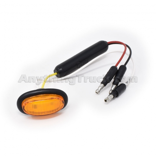 Grote 49383 Amber MicroNova Dual-Intensity LED Clearance Marker Light with  Grommet: AnythingTruck.com