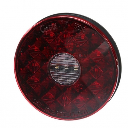 Grote 55162 4" Round Stop Tail Turn Light with Integral Backup Light