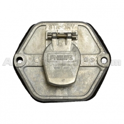 Phillips 15-760 7-Way Circuit Breaker Style Trailer Wiring Receptacle, No Breakers, Split Pins