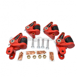 Dexter K71-658-06 Red E-Z Flex Equalizers & Bolts Kit, Triple Axle,  33" Spacing, 6K Max Cap