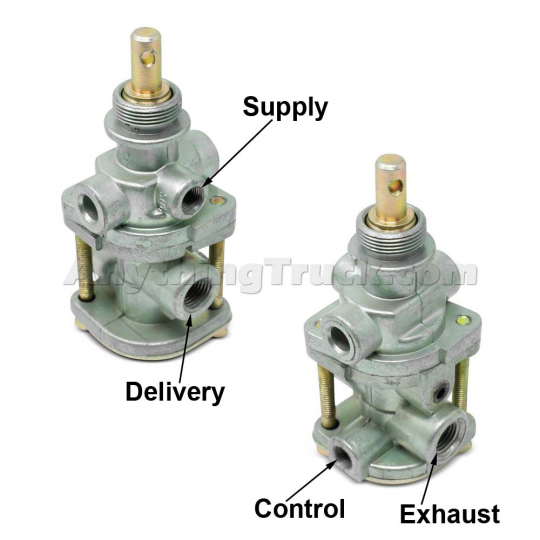 PTP 288239 PP-7 Push/Pull Trailer Supply Valve, 40 PSI Release 