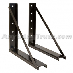 Buyers Products 1701015 24" x 24" x 3" Tool Box Mounting Brackets, 1 Pair