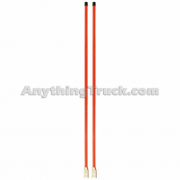 1308110 Snowplow Marker Kit, 36" Long, 3/4" Diameter, Orange, With Hardware