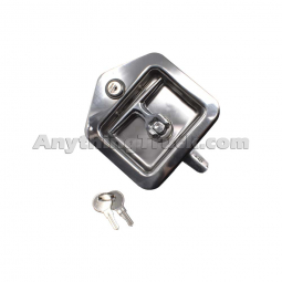 Buyers Products L8855 5" Heavy-Duty T-Handle Latch, Includes Lock Cylinder, Key Set, and Gasket