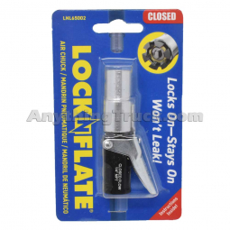 Lock N Flate LNL65002 Lock-On Closed Flow Air Chuck, Air Flows When Connected to Valve Stem