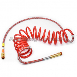 Phillips 11-3380 15' Coiled Power Grip Red Emergency Hose, One 40" Lead