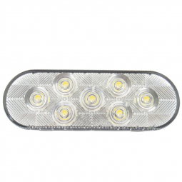 Pro LED 607C 7-Diode 6-Inch Oval Back-Up Light